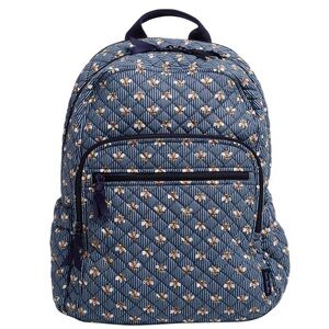 Vera Bradley bees navy backpack